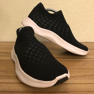 Vessi Everyday Skyline Knit Slip-On Waterproof Shoes Women's Size 6 M Black
